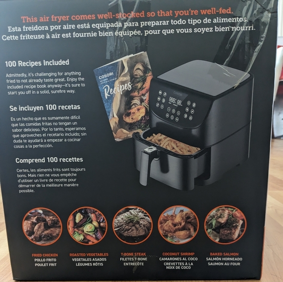 COSORI Air Fryer Oven Combo 5.8QT Max Xl Large Cooker-Gen 2 817915024140 - Picture 8 of 8